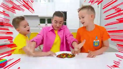Niki play and make chocolate pop it - Funny kids