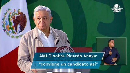 AMLO rechaza que quiera debilitar a Anaya en sus intenciones rumbo al 2024