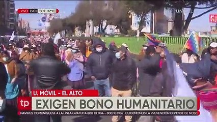 Organizaciones sociales exigen un “bono humanitario” de $us 300 mensuales