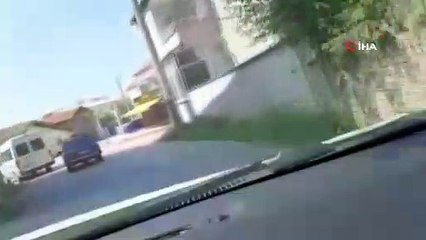 Çalıntı araçla kaçmaya çalışan şüpheliyi polis yakaladı