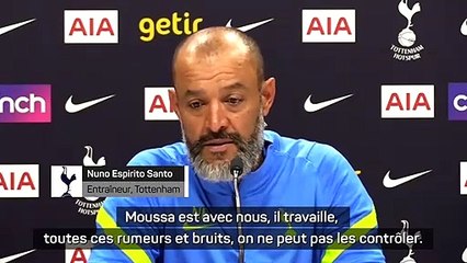 Tottenham - Pour Espirito Santo, Moussa Sissoko "est avec nous"