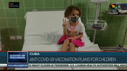 Cuban children receive last anti-Covid dose of clinical trial
