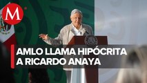 Es chueco e hipócrita: AMLO pide a Ricardo Anaya asumir responsabilidad