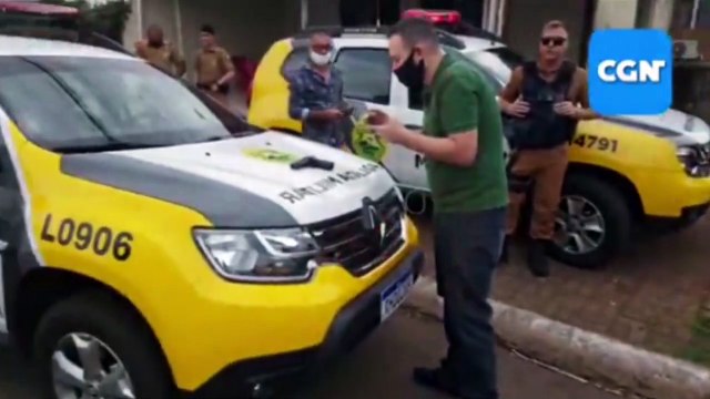 Viaturas da Polícia Militar são mobilizadas e assaltantes são detidos na Rua JK