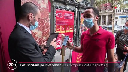Pass sanitaire :  les entreprises accueillant du public s'y préparent