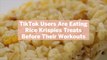 TikTok Users Are Eating Rice Krispies Treats Before Their Workouts—And It's Not Bad Advice
