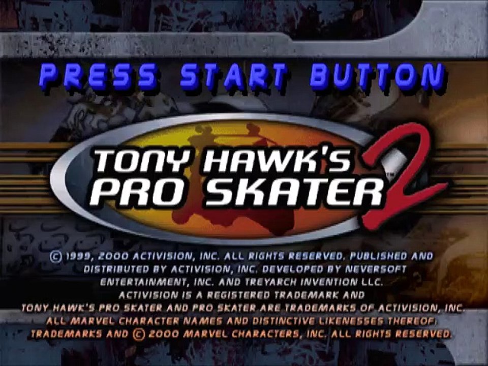 Tony Hawk's Pro Skater 2 online multiplayer - dreamcast