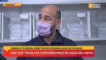 Hay que tirar los contenedores de agua del patio