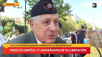 París celebró el 77 aniversario de su liberación
