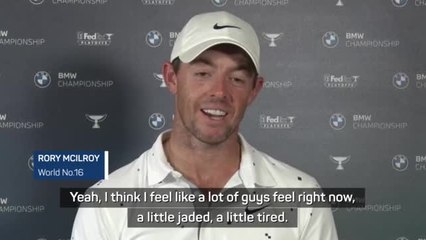 McIlroy feeling 'tired and jaded' ahead of BMW Championship