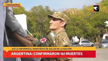 Argentina: confirmaron 161 muertes