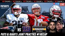 Patriots & Giants Joint Practice Day 1 Recap | Patriots Beat