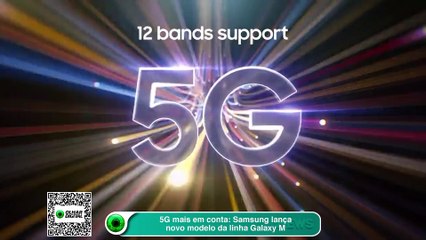 5G mais em conta Samsung lança novo modelo da linha Galaxy M