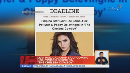 Lovi Poe, gaganap sa upcoming hollywood biopic na "The Chelsea Cowboy" | UB