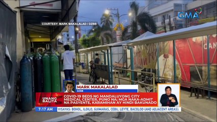 COVID-19 beds ng Mandaluyong City Medical Center, puno na | UB