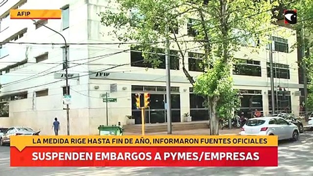 AFIP suspende embargos a pymes y empresas de sectores críticos