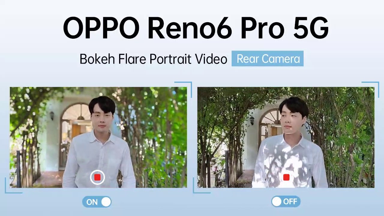 OPPO Reno6 Pro กับฟีเจอร์ Bokeh Flare Portrait Video กล้องหลัง