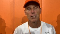 Brent Venables on early practice