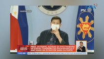 Pres. Duterte, aatras sa pagtakbong VP kapag tumakbo sa pagkapangulo ang anak na si Mayor Sara Duterte | UB