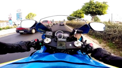 Suzuki GsxR 1000 VS Anything it Rolls