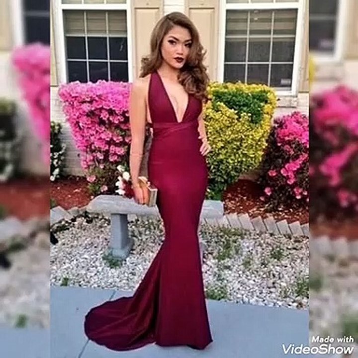 Elegant mermaid tail Stylish Flor length Bodycone Dresses for women