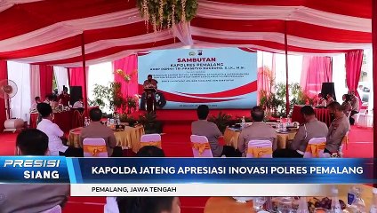 Kapolda Jateng Letakkan Batu Pertama Pembangunan Kantor Polres Pemalang