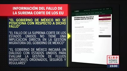 Orden judicial ordena a EU reactivar programa "Quédate en México"