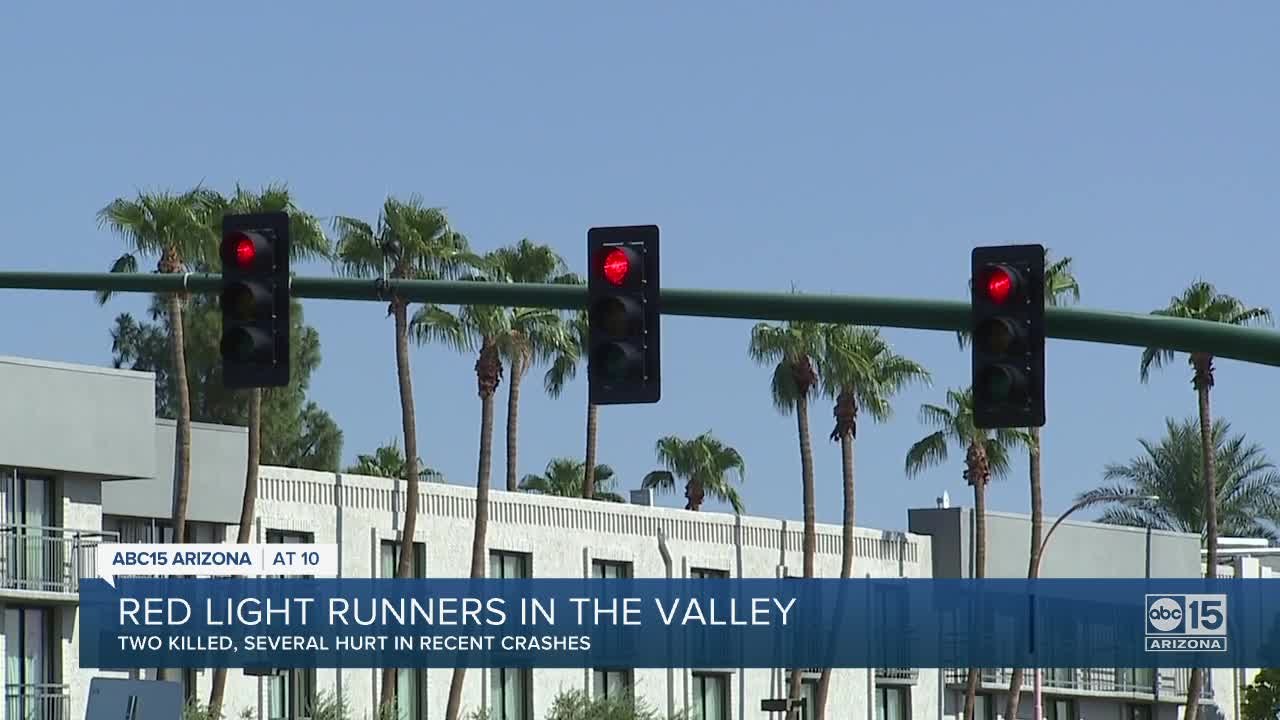 Two killed, several hurt in accidents involving red-light runners in Valley