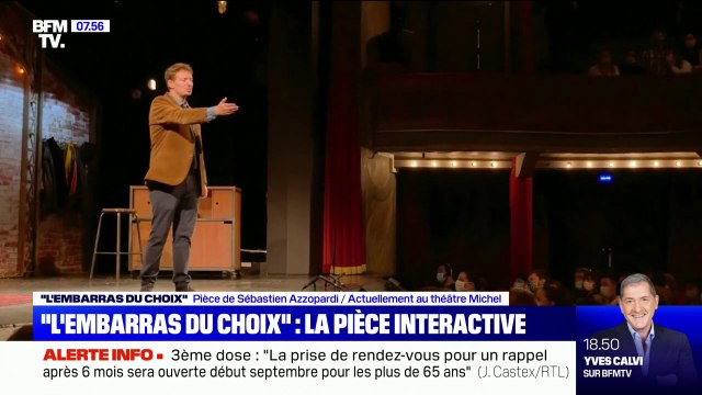 L'embarras du choix : la pièce de théâtre interactive de nouveau sur les planches après presque un an d'arrêt