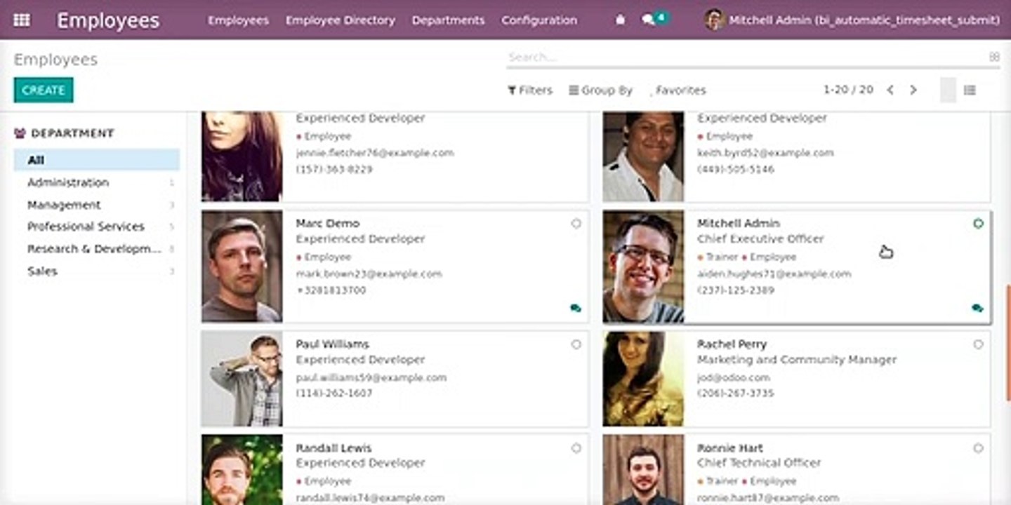 How to Automatically Generate and Submit Timesheet from Attendance | Odoo