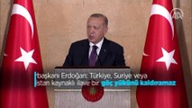 Cumhurbaşkanı Erdoğan: Türkiye, Suriye veya Afganistan kaynaklı ilave bir göç yükünü kaldıramaz