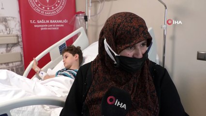 Küçükçekmece’de balkondan düşen küçük Ahmed: “Lamba patladı ama o yüzden atlamadım”