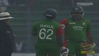 A quick innings by Tamim Iqbal puts BANGLADESH in the driving seat of the match against SRILANKA. Tamim scores 40 runs with 5 compelling boundaries. 1st Match, IDEA CUP Tournament in Bangladesh at Dhaka, Jan 4, 2010, BANGLADESH VS SRILANKA