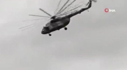 Meksika Donanmasına ait helikopter iniş yaptığı sırada düştü