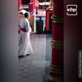 Priest Worshiping In Hindu Temple
