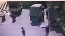 Kamyonet hırsızları güvenlik kamerasında: Çalıntı araçla akaryakıt istasyonuna gidince yakalandılar