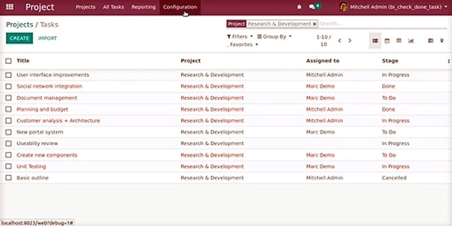 Don't show Due Deadline task in Red Color in Tree view and Kanban view | Odoo