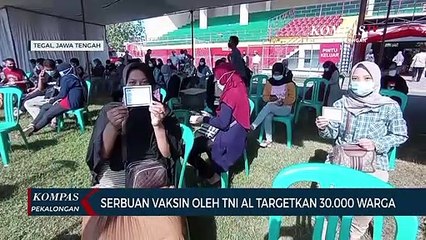 Serbuan Vaksin oleh TNI AL Targetkan 30.000 Warga