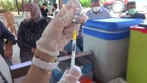 Aksaray'da mobil aşı ekipleri köy köy dolaşıp aşı yapıyor