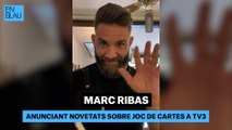 Marc Ribas anunciant novetats sobre Joc de Cartes a TV3