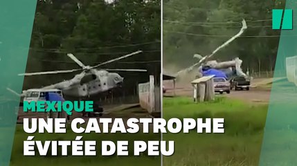 Au Mexique, l'atterrissage forcé d'un hélicoptère après une panne mécanique