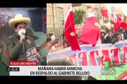 Plaza San Martín: Frente Nacional convoca una marcha para respaldar a Guido Bellido