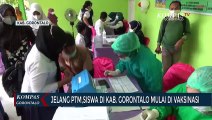 Jelang Pembelajaran Tatap Muka, Siswa Di Kabupaten Gorontalo Mulai Divaksinasi