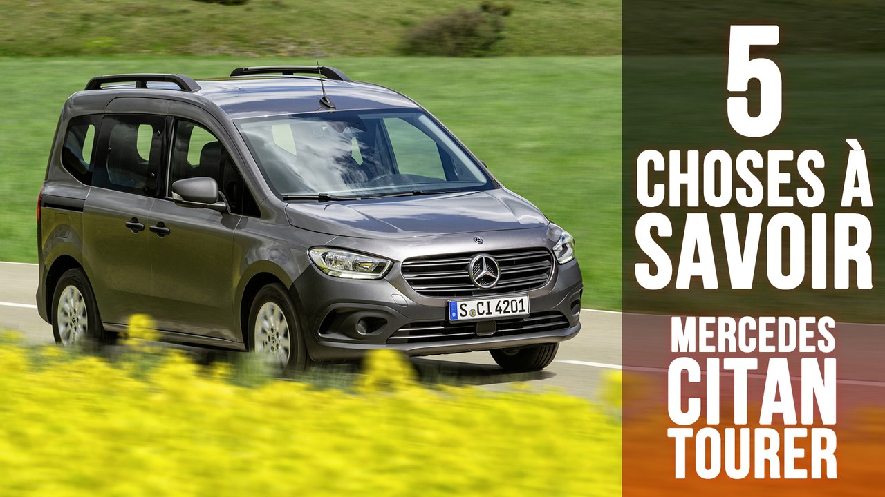 Mercedes Citan Tourer, 5 choses à savoir sur le futur Classe T