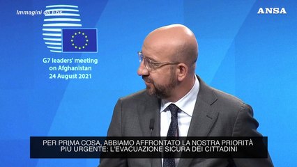Presidente Consiglio Europeo:"Talebani permettano libero passaggio a aeroporto Kabul"