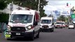 Ambulancias con pacientes Covid-19 chocan en Circuito Interior