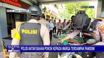 Polresta Surakarta Berkeliling Antar Bahan Pokok untuk Warga Terdampak PPKM