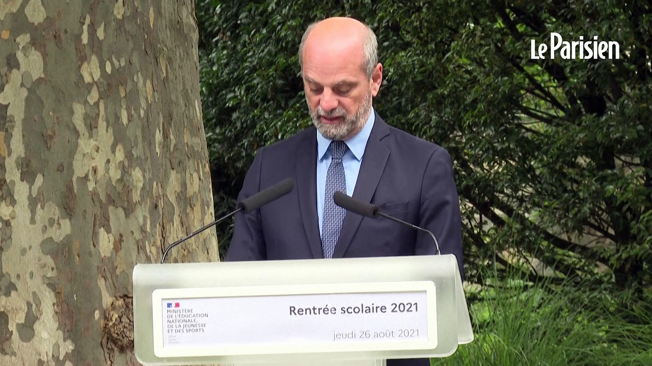 Rentrée scolaire : vaccination, tests, capteurs de CO2... Jean-Michel Blanquer fait le point