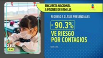 90.3% de los papás ve como riesgo de contagio las clases presenciales: CNTE