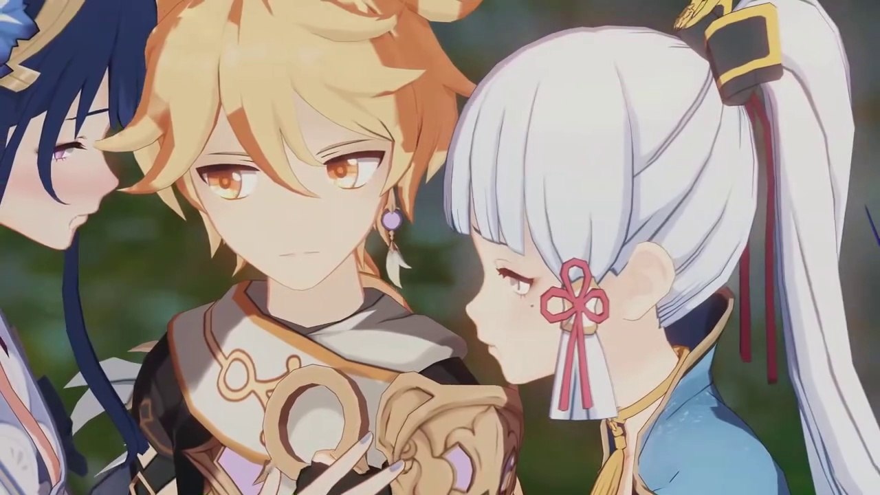 Aether effortlessly Seduces Raiden Shogun and Ayaka